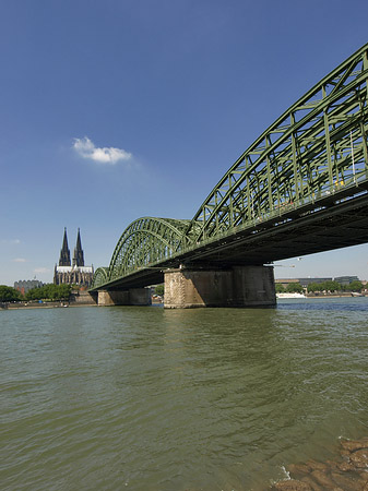 Hohenzollernbrücke am Kölner Dom