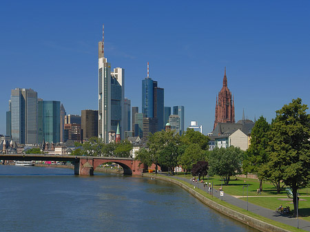 Skyline von Frankfurt Foto 